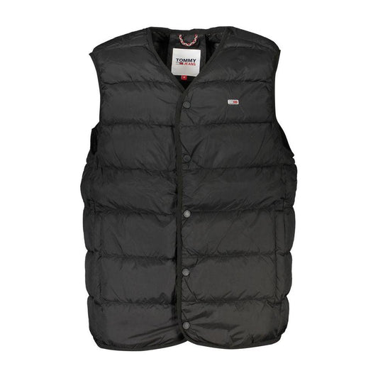 Tommy Hilfiger Black Polyamide Men Jacket Tommy Hilfiger