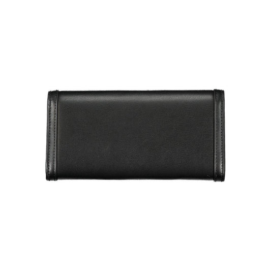 Tommy Hilfiger Elegant Black Dual-Compartment Wallet Tommy Hilfiger