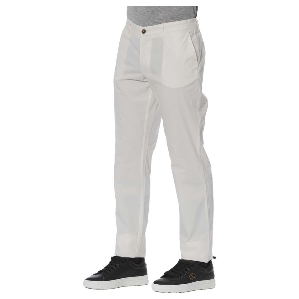 Trussardi Jeans White Cotton Men Jeans Trussardi Jeans