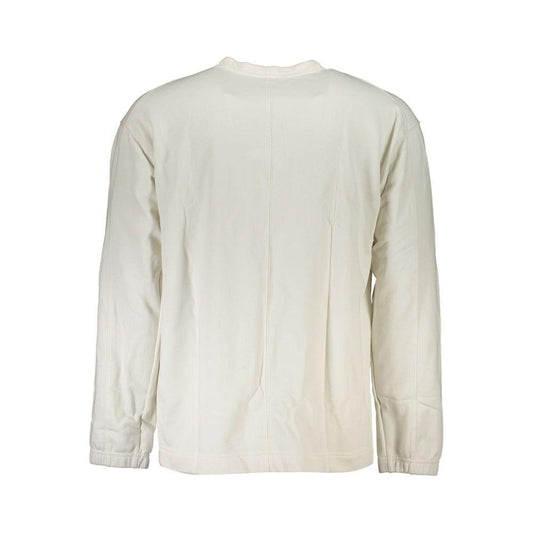 Calvin Klein Elegant Crew Neck Sweater with Brushed Logo Calvin Klein