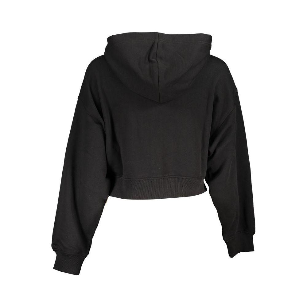 Calvin Klein Chic Hooded Sweatshirt in Timeless Black Calvin Klein