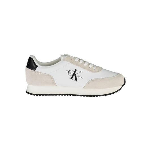 Calvin Klein Sophisticated White Sneakers with Contrast Details Calvin Klein