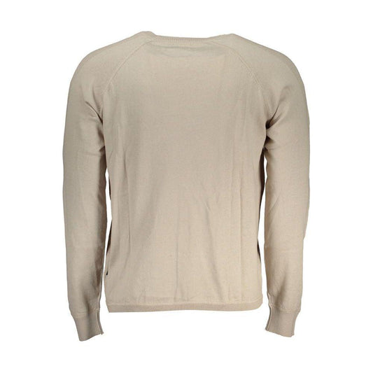 Napapijri Chic Beige Long Sleeve Crew Neck Sweater Napapijri