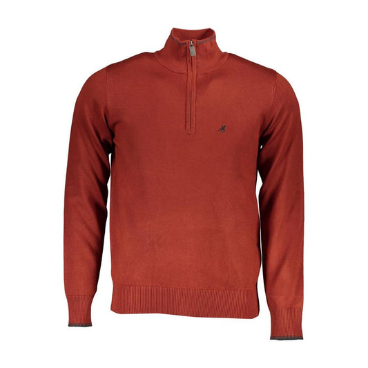 U.S. Grand Polo Bronze Half Zip Embroidered Sweater U.S. Grand Polo