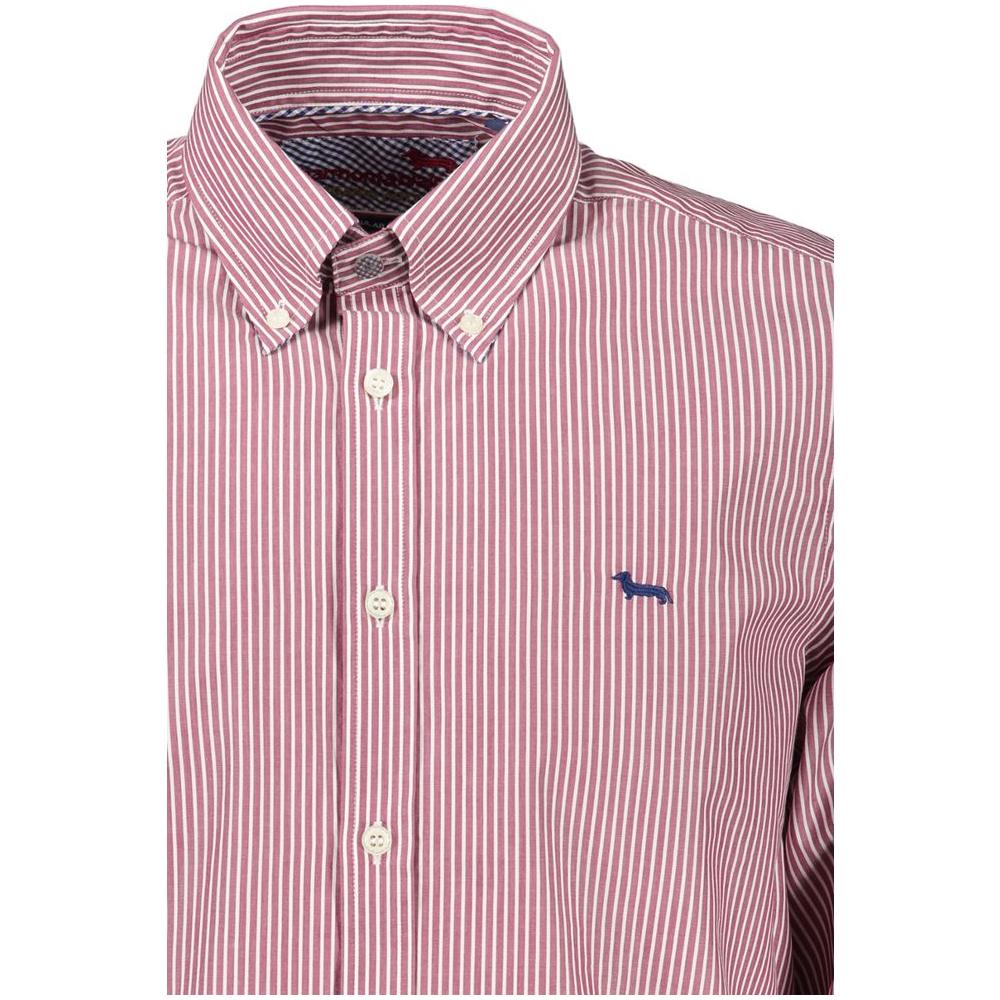 Harmont & Blaine Elegant Pink Narrow Fit Long Sleeve Shirt Harmont & Blaine