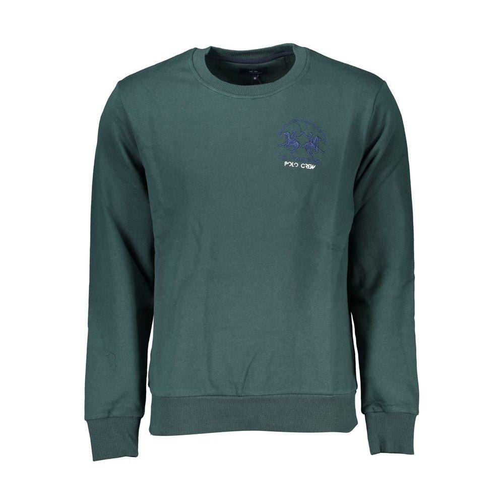 La Martina Emerald Crew Neck Cotton Sweater - Regular Fit La Martina