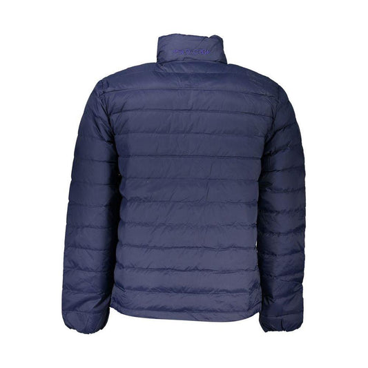 La Martina Elegant Long-Sleeved Blue Jacket La Martina