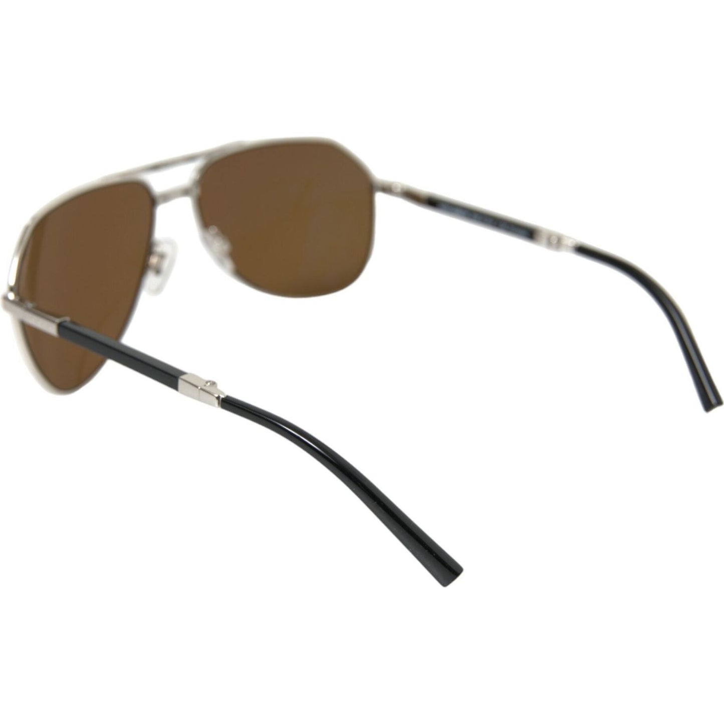 Dolce & Gabbana Sleek Silver Metal Sunglasses for Men Dolce & Gabbana