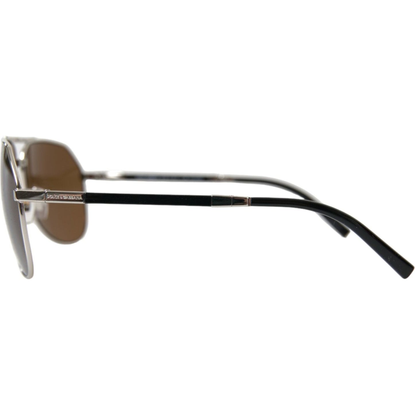 Dolce & Gabbana Sleek Silver Metal Sunglasses for Men Dolce & Gabbana