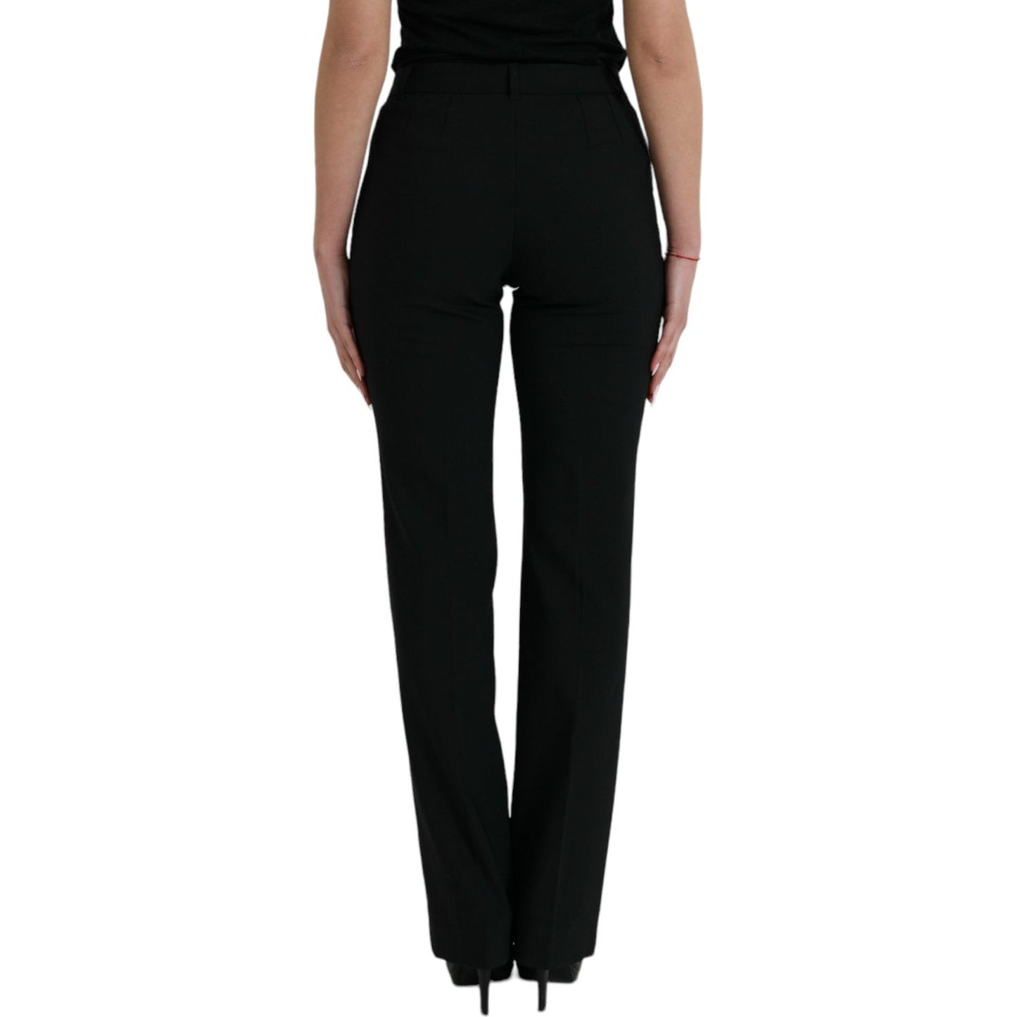 Dolce & Gabbana Elegant Tapered Wool Trousers Dolce & Gabbana