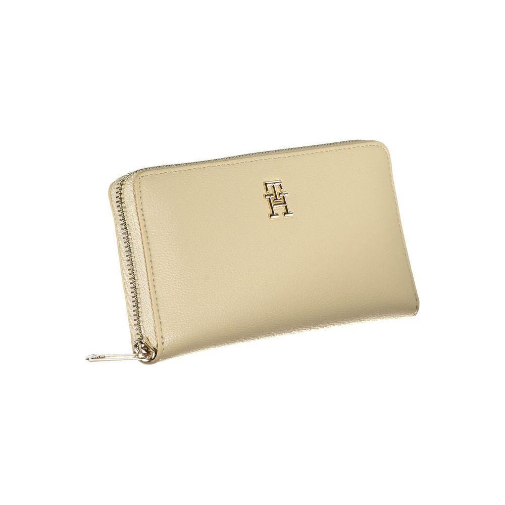 Tommy Hilfiger Beige Polyester Wallet Tommy Hilfiger