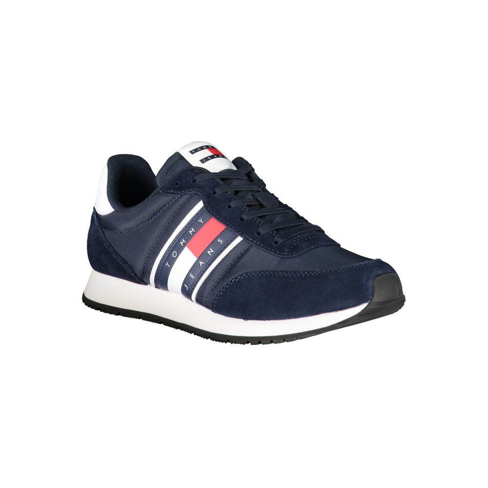 Tommy Hilfiger Blue Polyester Sneaker Tommy Hilfiger