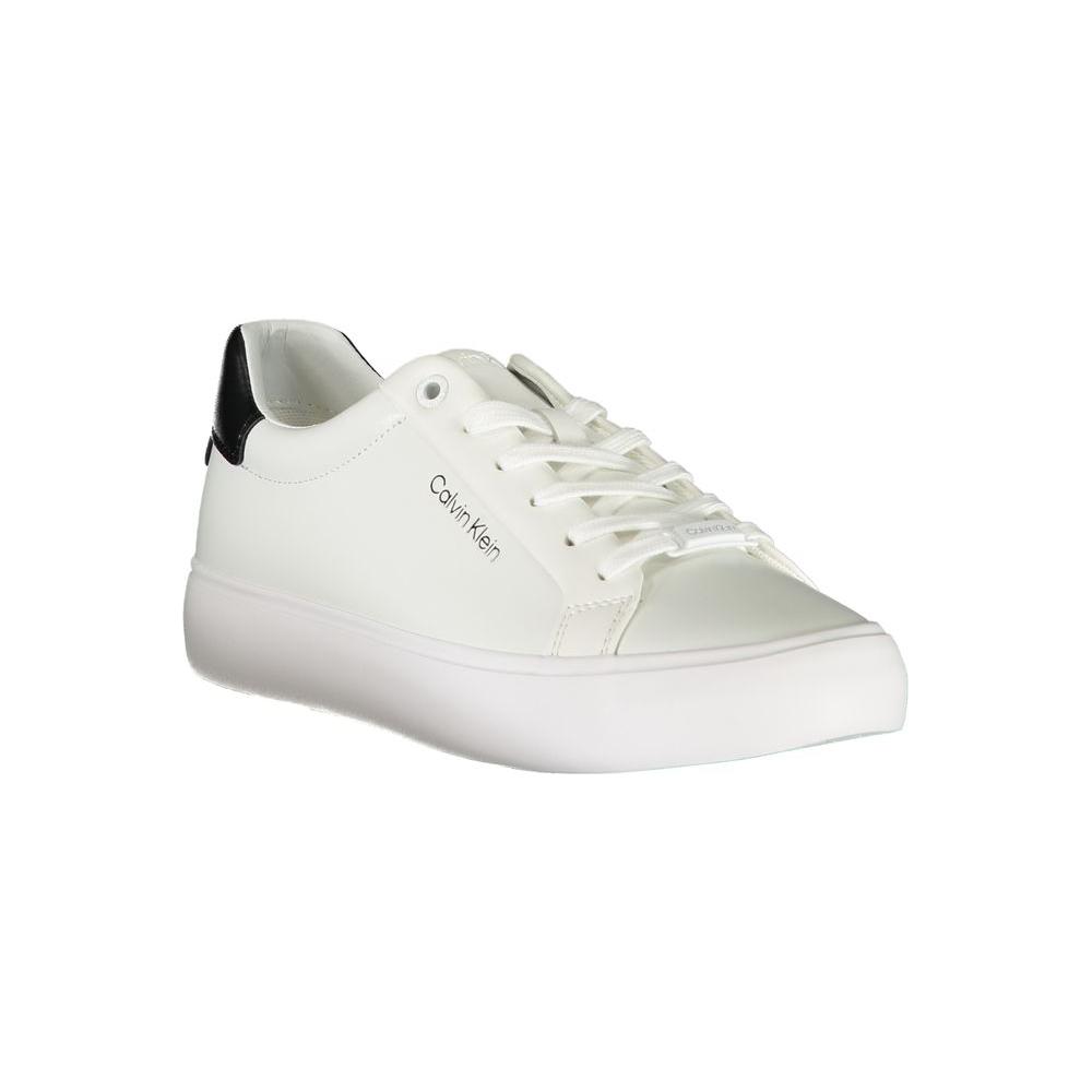 Calvin Klein White Polyester Sneaker Calvin Klein