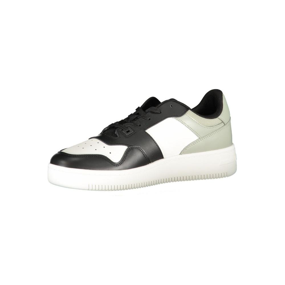 Tommy Hilfiger Black Polyester Sneaker Tommy Hilfiger