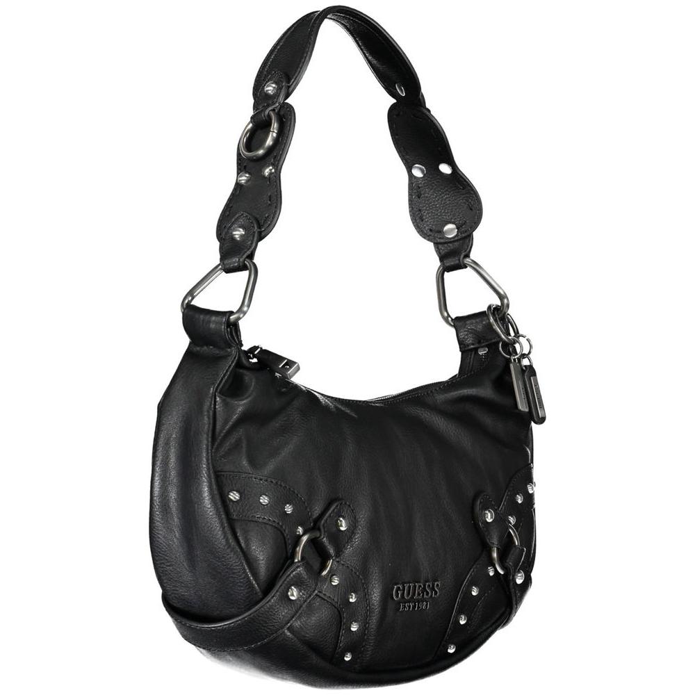 Guess Jeans Black Polyethylene Handbag Guess Jeans