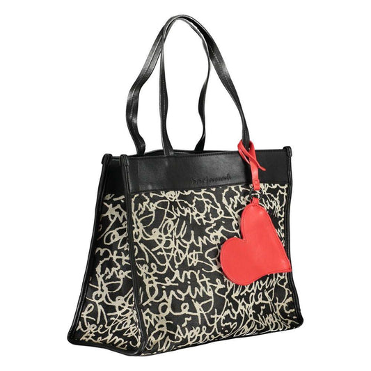 Desigual Black Polyester Handbag Desigual