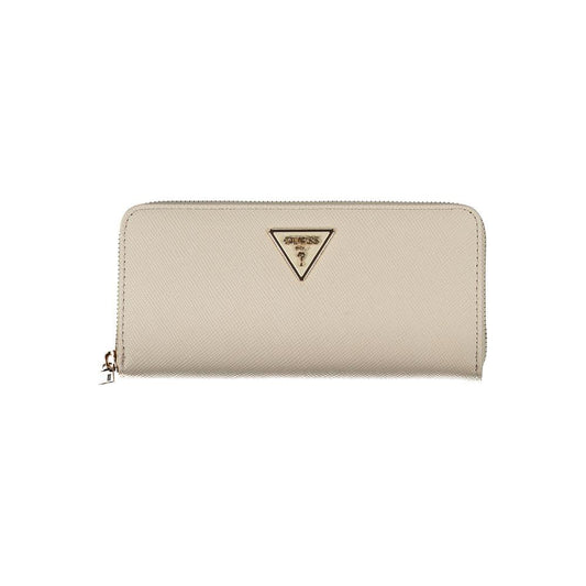 Guess Jeans Beige Polyethylene Wallet Guess Jeans