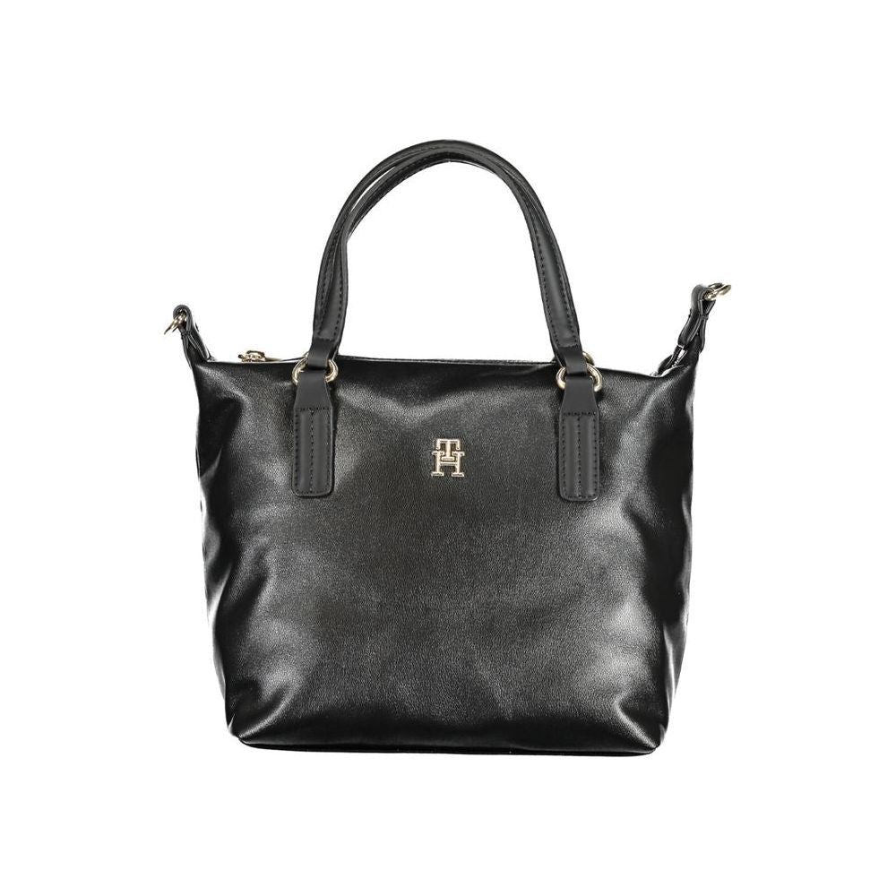 Tommy Hilfiger Black Polyester Handbag Tommy Hilfiger