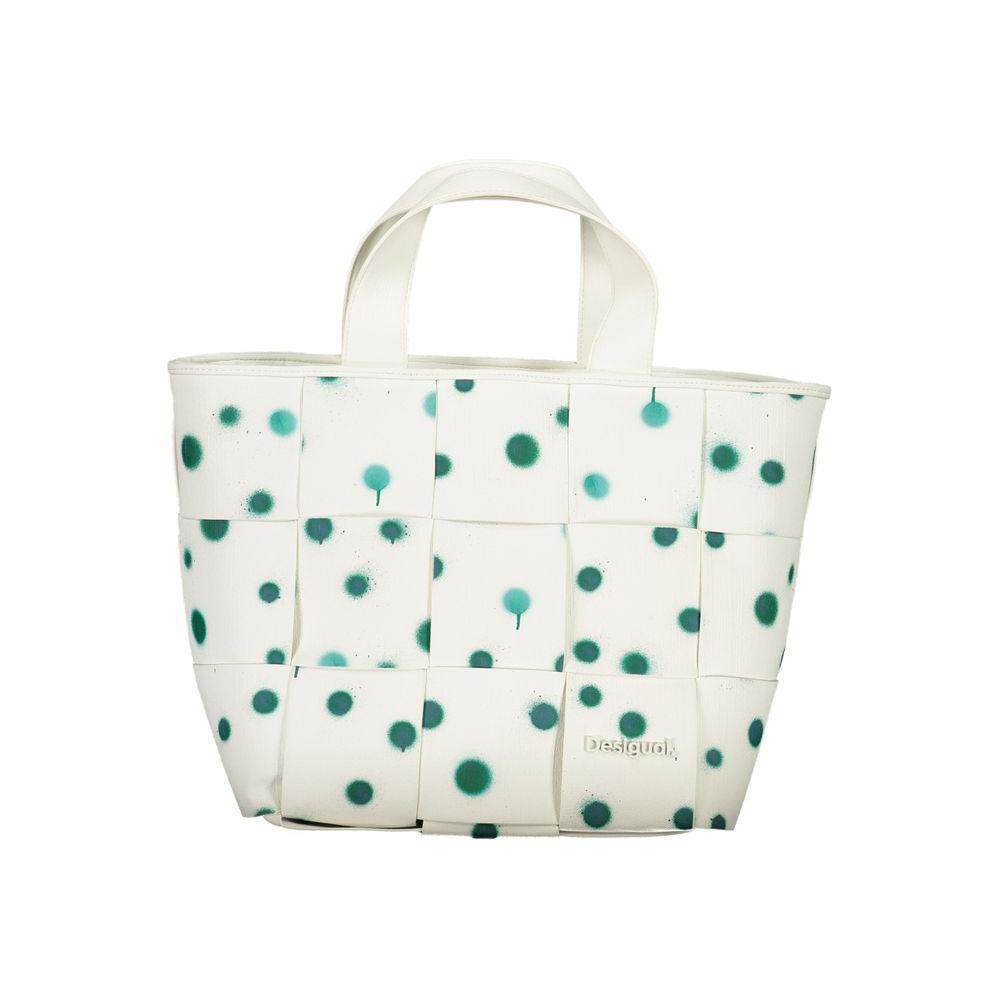 Desigual White Polyethylene Handbag