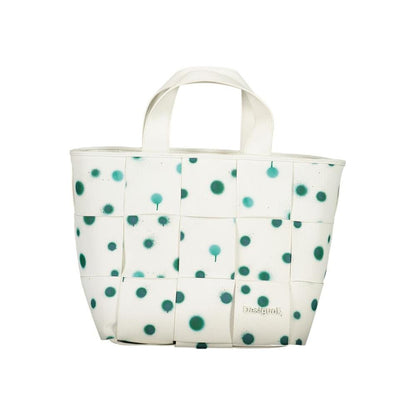 Desigual White Polyethylene Handbag Desigual