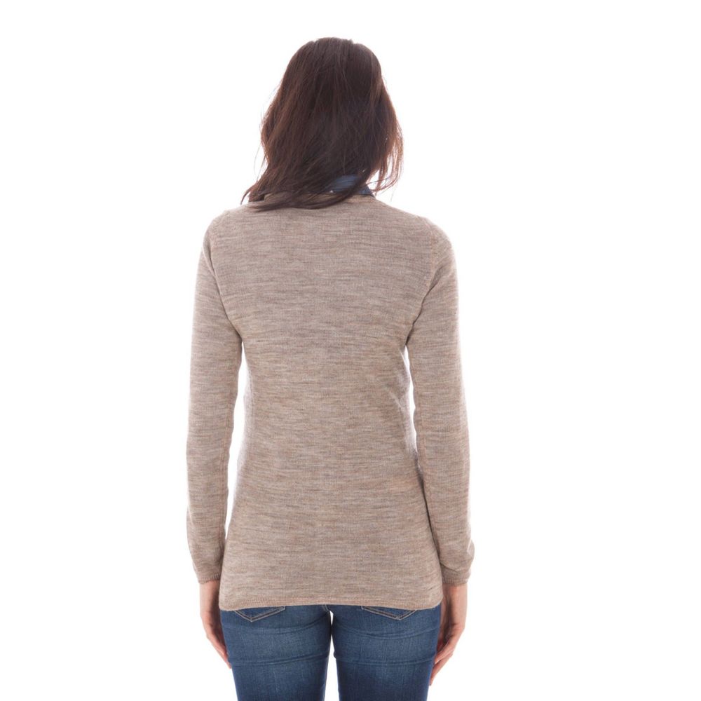 Fred Perry Beige Wool Sweater Fred Perry