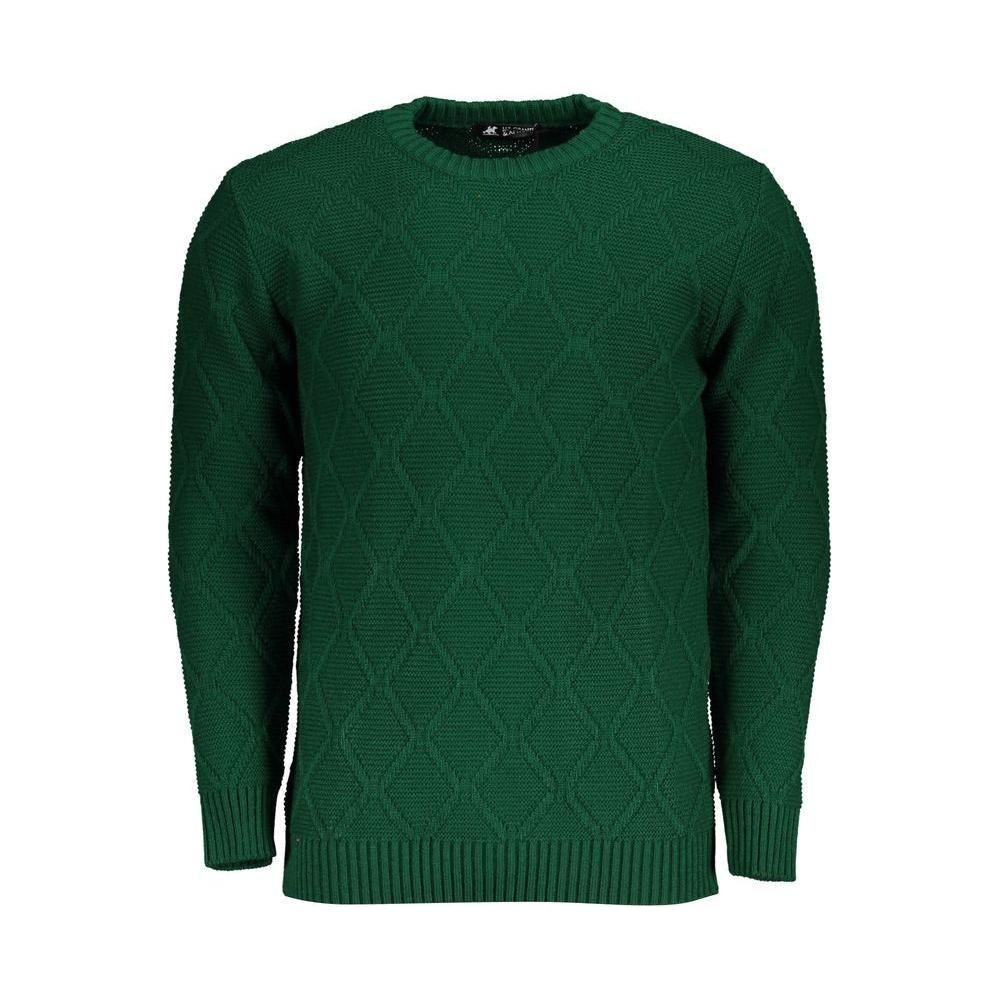 U.S. Grand Polo Green Fabric Sweater U.S. Grand Polo