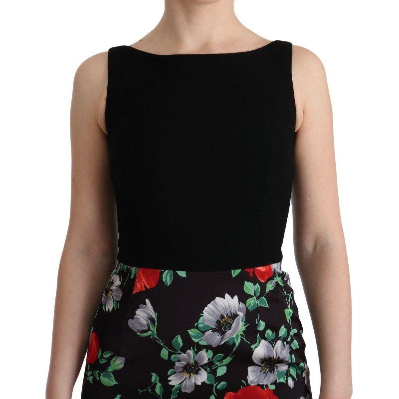 Dolce & Gabbana Elegant Floral Sheath Gown Dolce & Gabbana