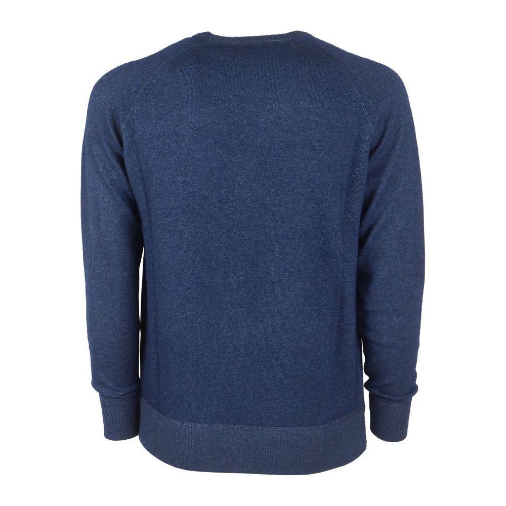 Emilio Romanelli Light Blue Cashmere Men Sweater Emilio Romanelli