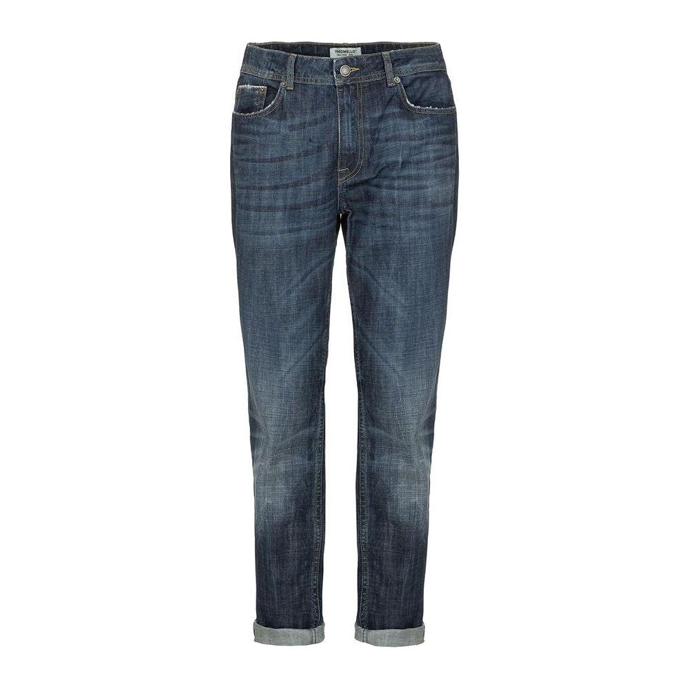 Fred Mello Elegant Cotton-Blend Men's Jeans Fred Mello