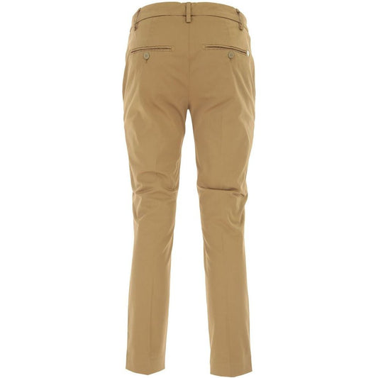 Dondup Brown Cotton Jeans & Pant Dondup