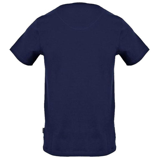 Aquascutum Blue Cotton Men's T-Shirt Aquascutum