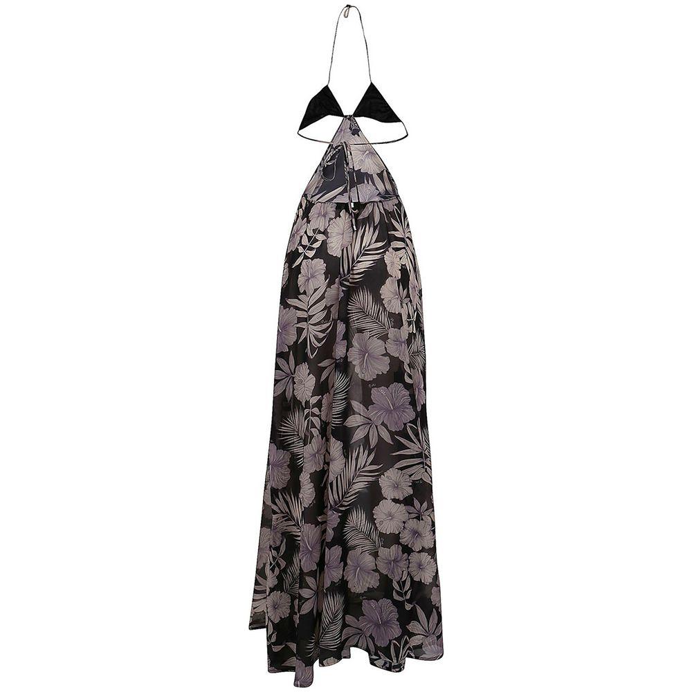 PINKO Floral Elegance Maxi Dress with Split Detail PINKO