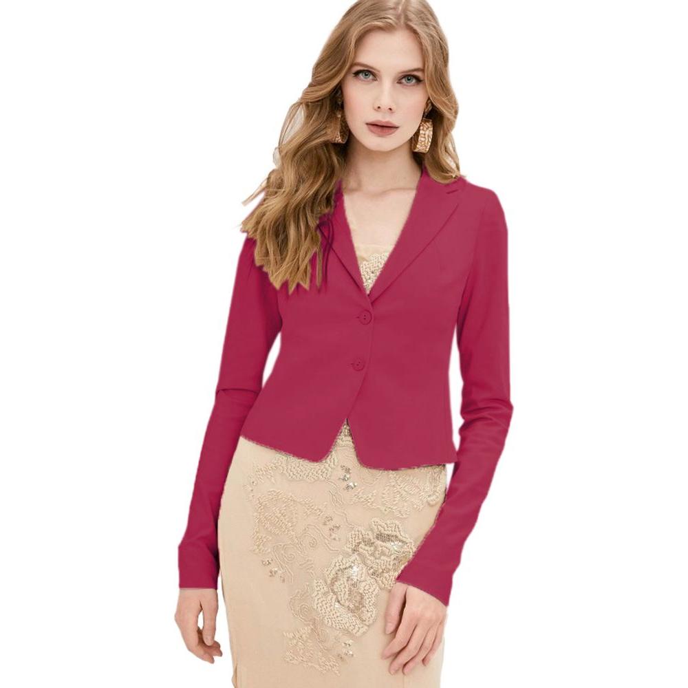 Patrizia Pepe Elegant Fuchsia Blazer Jacket Patrizia Pepe