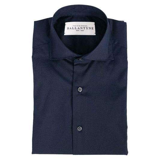 Ballantyne Blue Cotton Men's Shirt Ballantyne