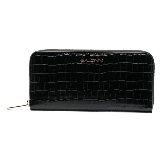 Baldinini Trend Elegant Croco Print Leather Wallet Baldinini Trend