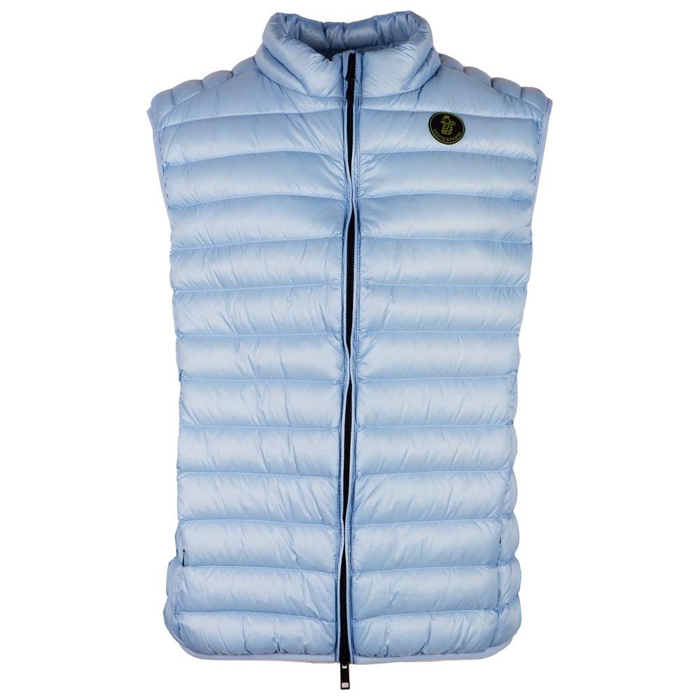 Centogrammi Light Blue Nylon Men Vest Centogrammi