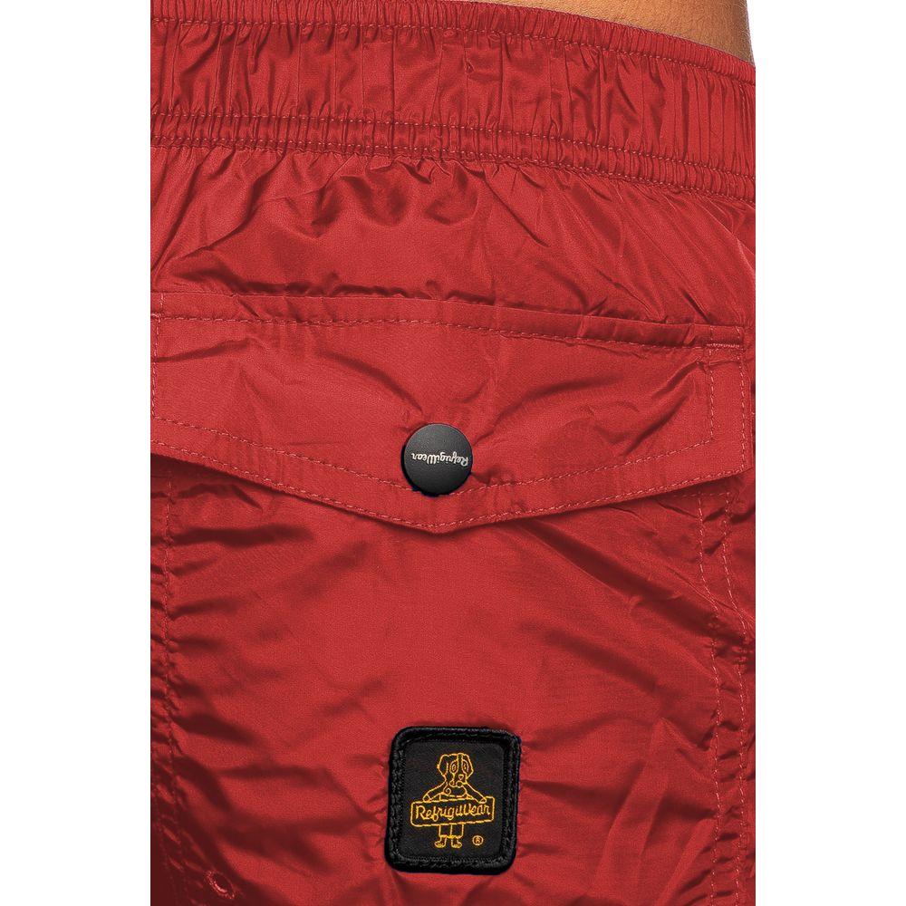 Refrigiwear Red Nylon Men's Swimsuit Refrigiwear