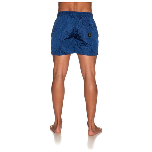 Refrigiwear Blue Nylon Men's Swimsuit Shorts Refrigiwear