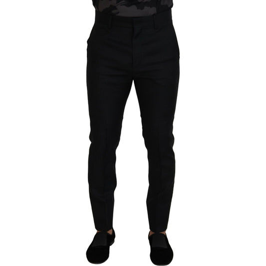 Dsquared² Back Virgin Wool Slim Fit Men Formal Pants Dsquared²