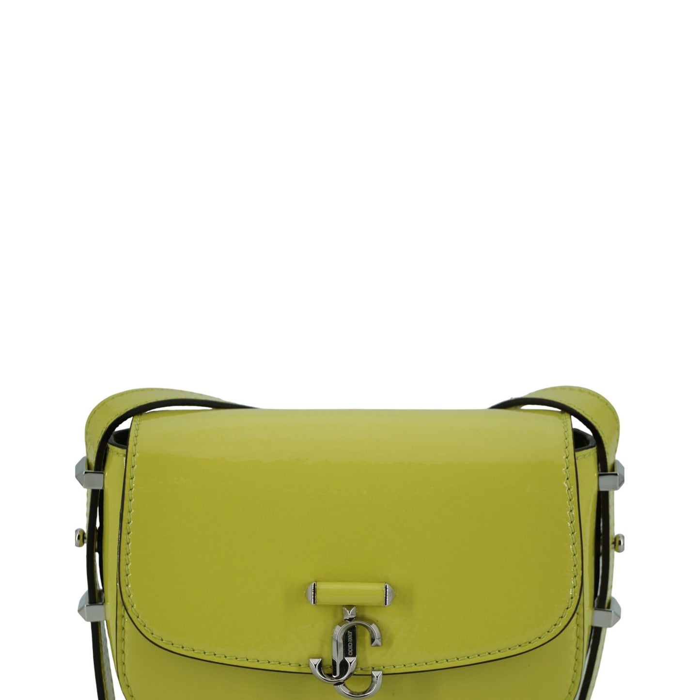 Jimmy Choo Lime Yellow Leather Small Shoulder Bag