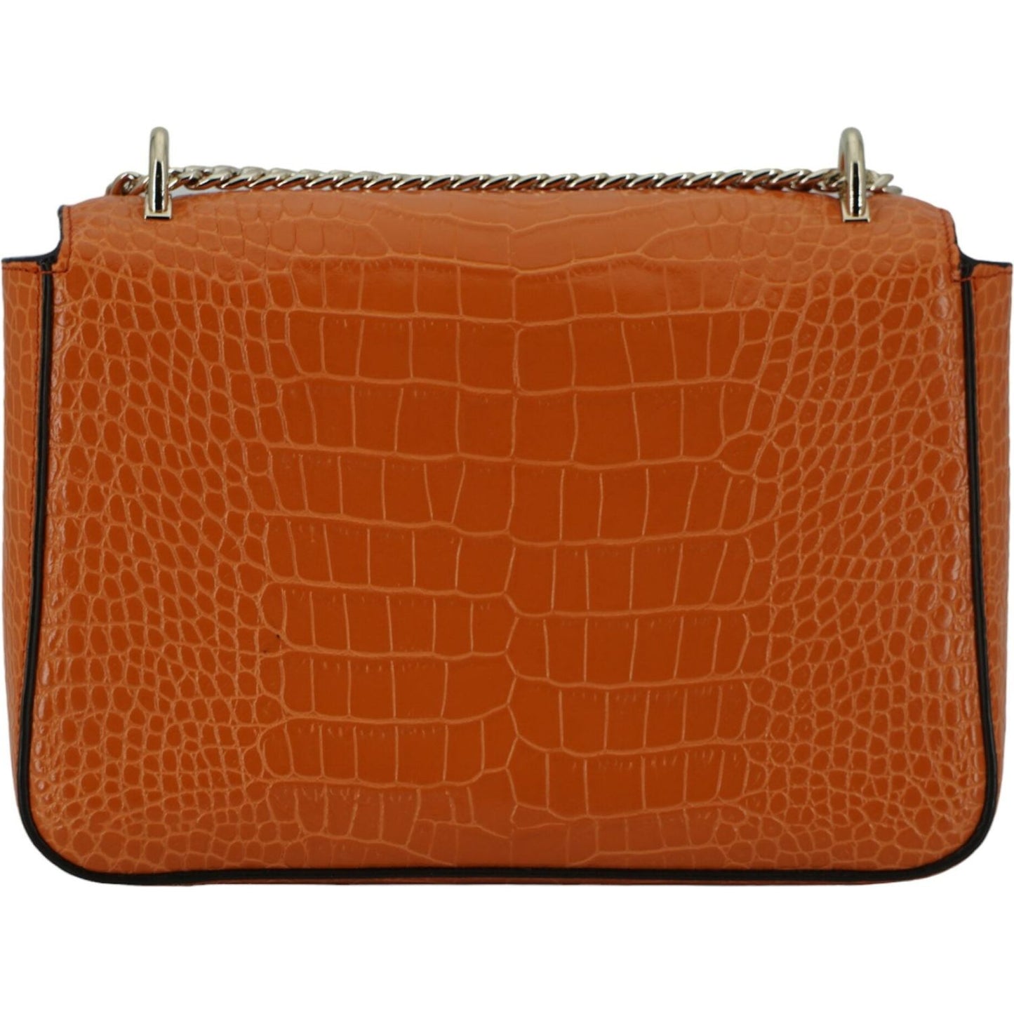 Jimmy Choo Amber Orange Leather Shoulder Bag Jimmy Choo