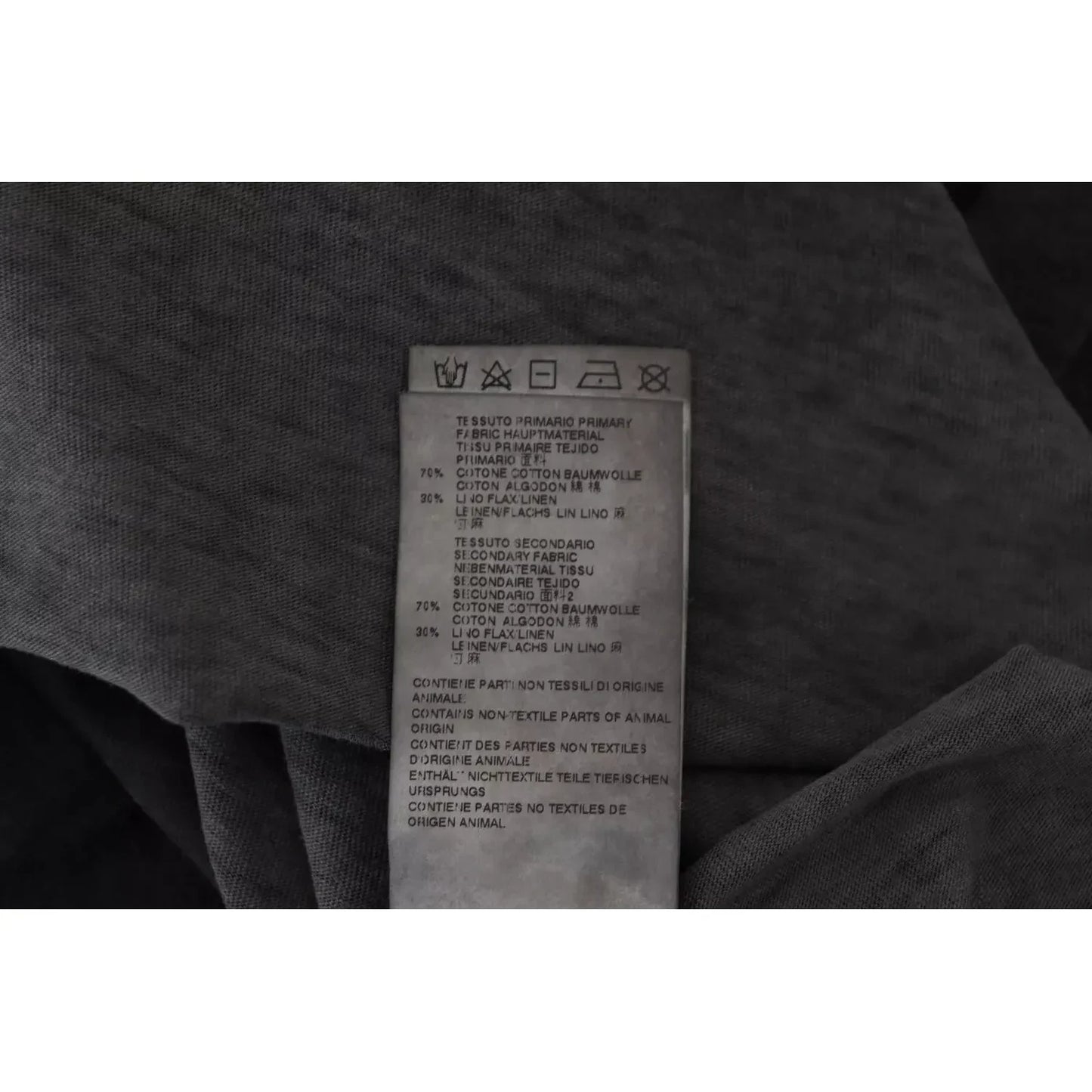 Dsquared² Black Cotton Linen Long Sleeves Pullover Sweater Dsquared² Dark Slate Gray