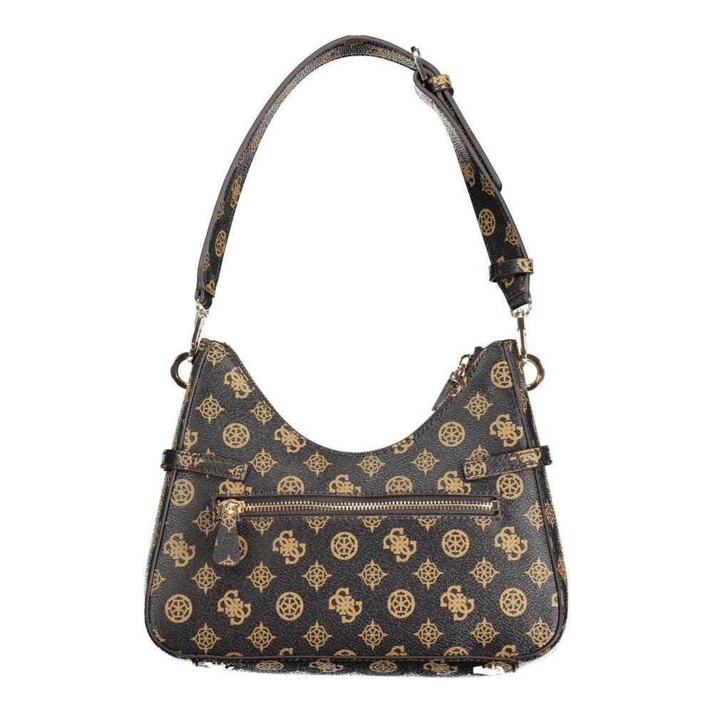 Guess Jeans Brown Polyethylene Handbag Guess Jeans