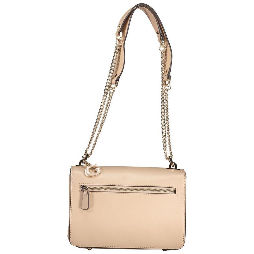 Guess Jeans Beige Polyethylene Handbag Guess Jeans