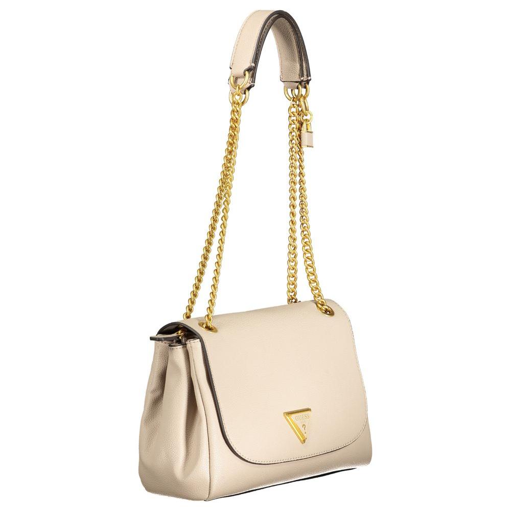 Guess Jeans Beige Polyethylene Handbag Guess Jeans