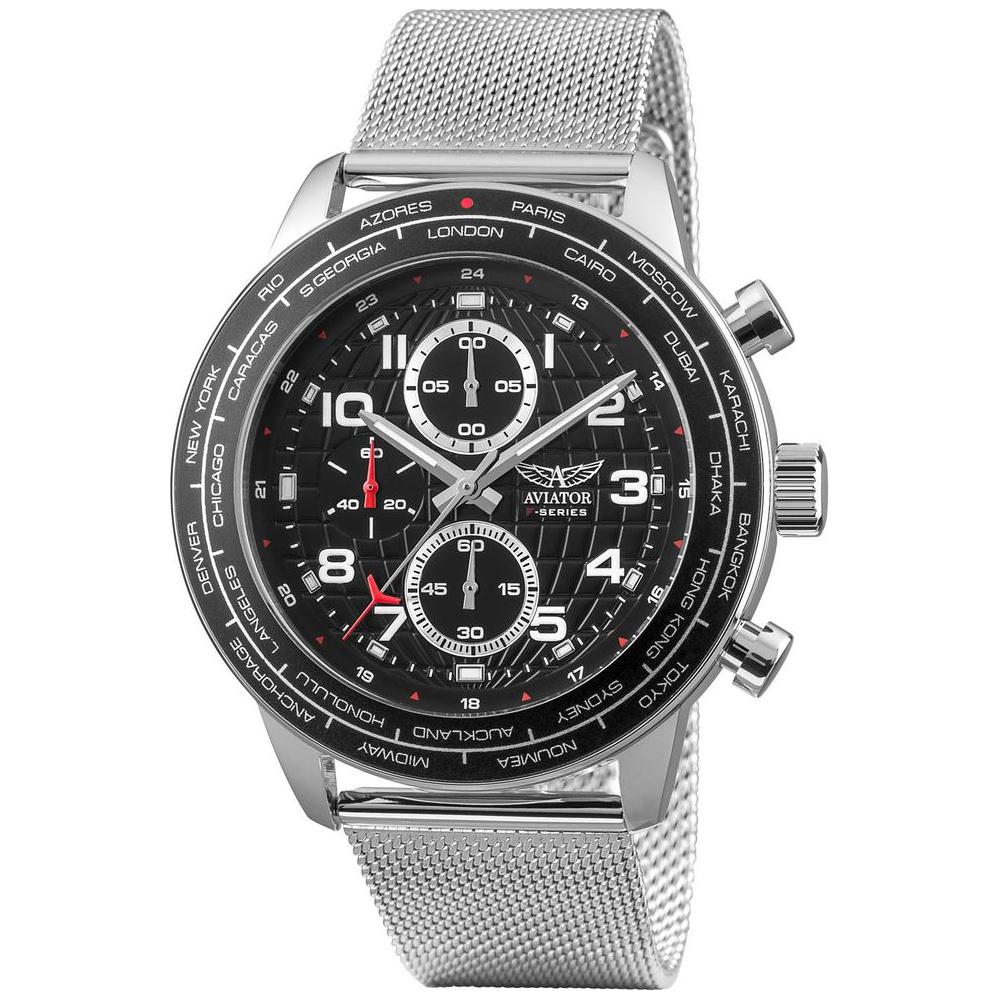 Aviator Silver Men Watch Aviator