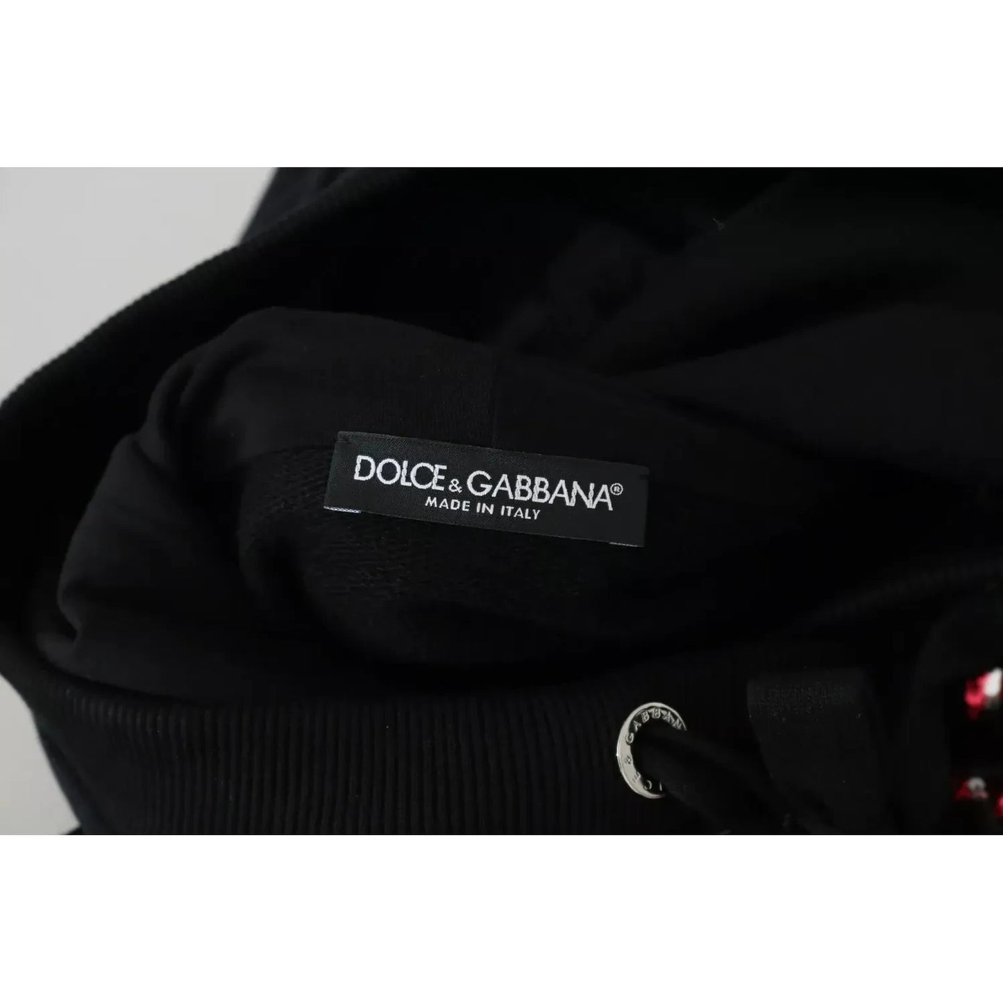 Dolce & Gabbana DG Sequined Hooded Pullover Sweater