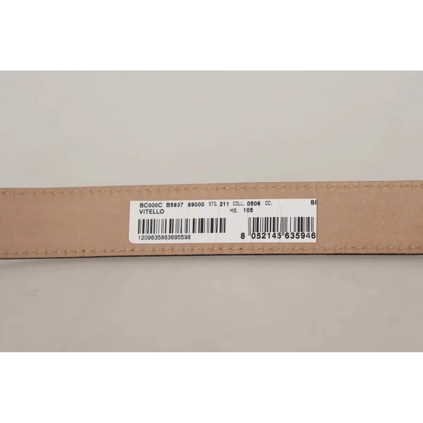 Dolce & Gabbana Black Classic Leather Silver Metal Buckle Belt