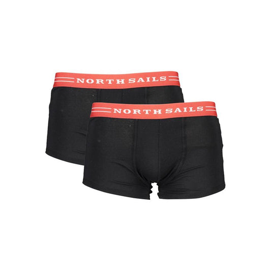 North Sails Black Cotton Underwear North Sails