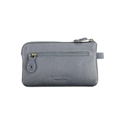 Sergio Tacchini Blue Leather Wallet Sergio Tacchini